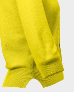 Rundhalsausschnitt Strickjacke mit Tailierter Schnitt