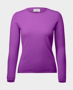 Rundhalsausschnitt Pullover mit Tailierter Schnitt