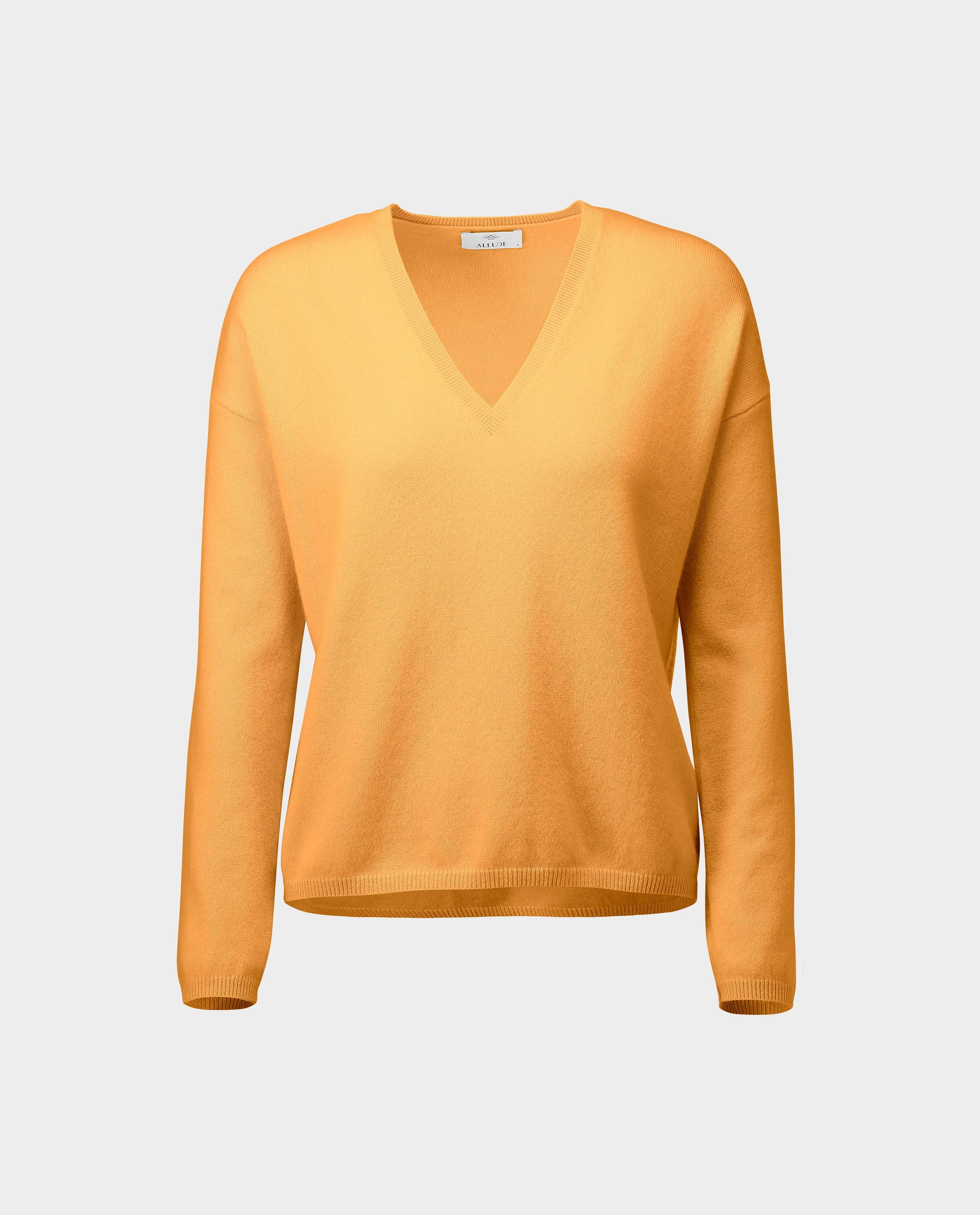 Bootshalsausschnitt Pullover mit Schmaler Schnitt